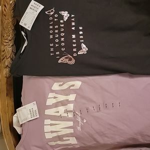 Girls H&M long sleeve Tees NWT size 8
